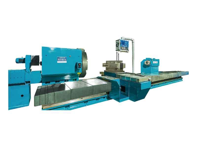 CK84100 Mesin Bubut Gulungan CNC Tugas Berat Otomatis Berkecepatan Tinggi